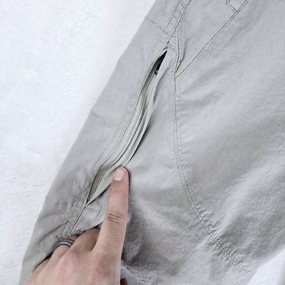 Kuhl Spire Roll Up Pants 8 Short 32x29 Adjustable Gray Stretch Hiking 6279 - Picture 5 of 16